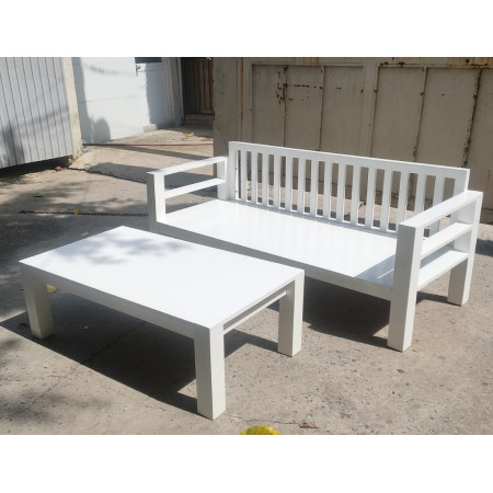 ChunKy White : Bàn Sofa , Bàn Coffee Gỗ Sồi